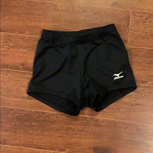 Black athletic shorts